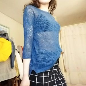 J. jill cable-knit crew sweater